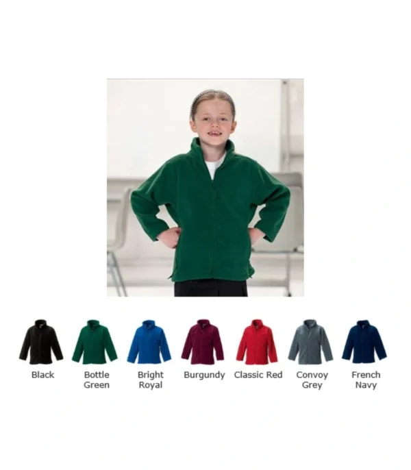 Russell 870B Children's Full Zip Outdoor Fleece